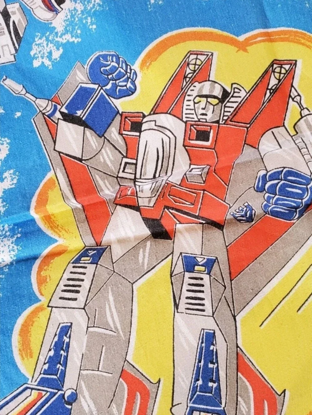​Vintage 1984 Transformers Twin Flat Sheet G1 Hasbro